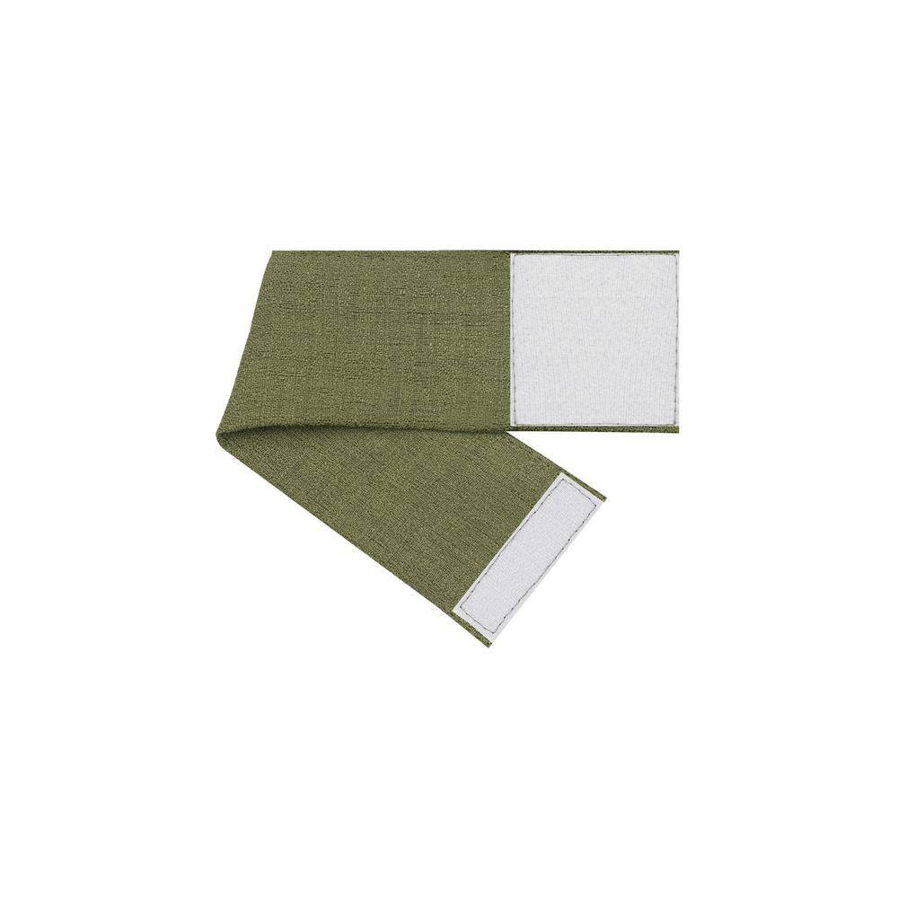 Darcy 25 In. W X 40 In. L Solid Polyester Rod Pocket Light Filtering Door Panel