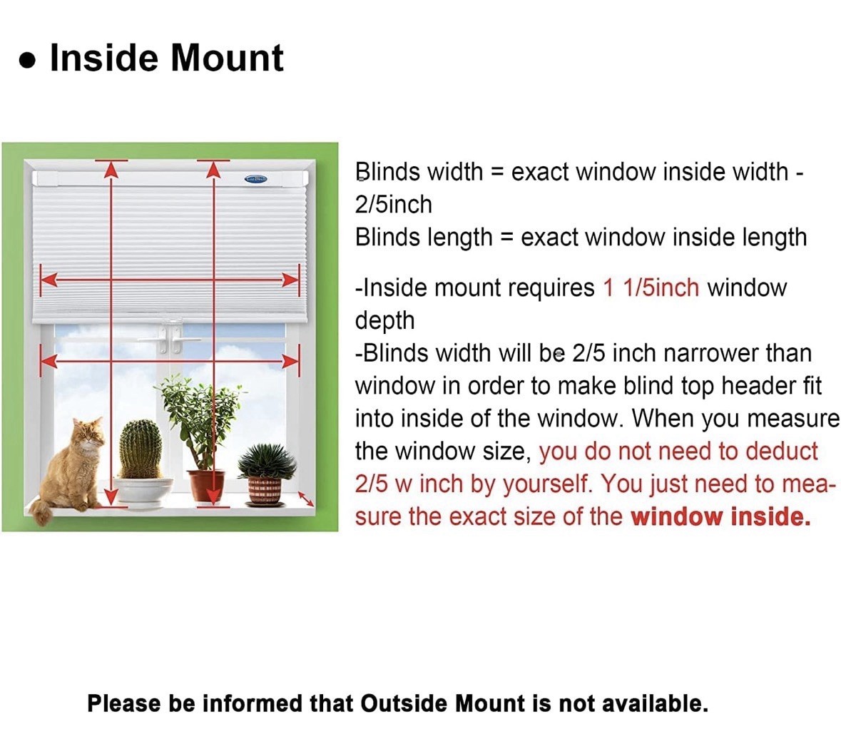 LazBlinds Cordless Cellular Shades No Tools Blackout 33″ W X 64″ H Dark Grey