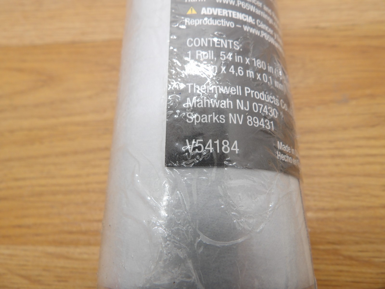 Frost King V54184 Crystal Clear Vinyl Sheeting, 54” X 15’ X 4Mil-FREE SHIPPING!