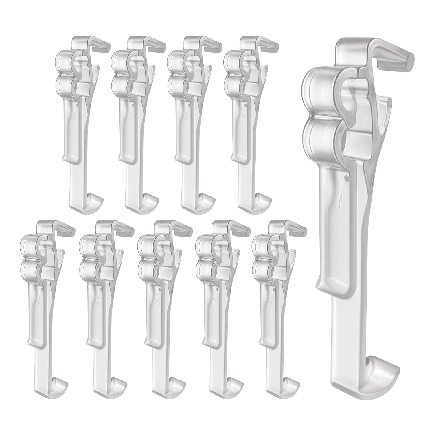 Amazing Drapery Hardware 3.0 Inch Clear 0.4″W x 3″L (Pack of 10),