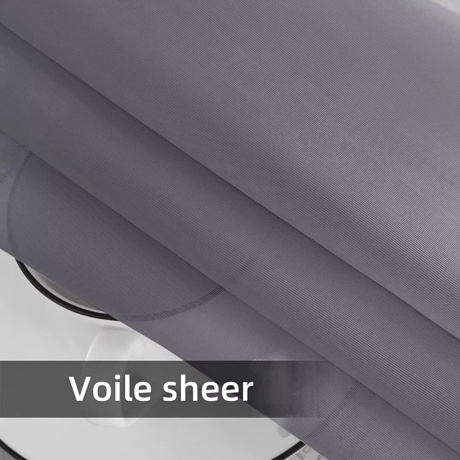 Spacedresser Waterproof Outdoor Sheer Curtains for Patio – 2 Panels Rod Pocket I
