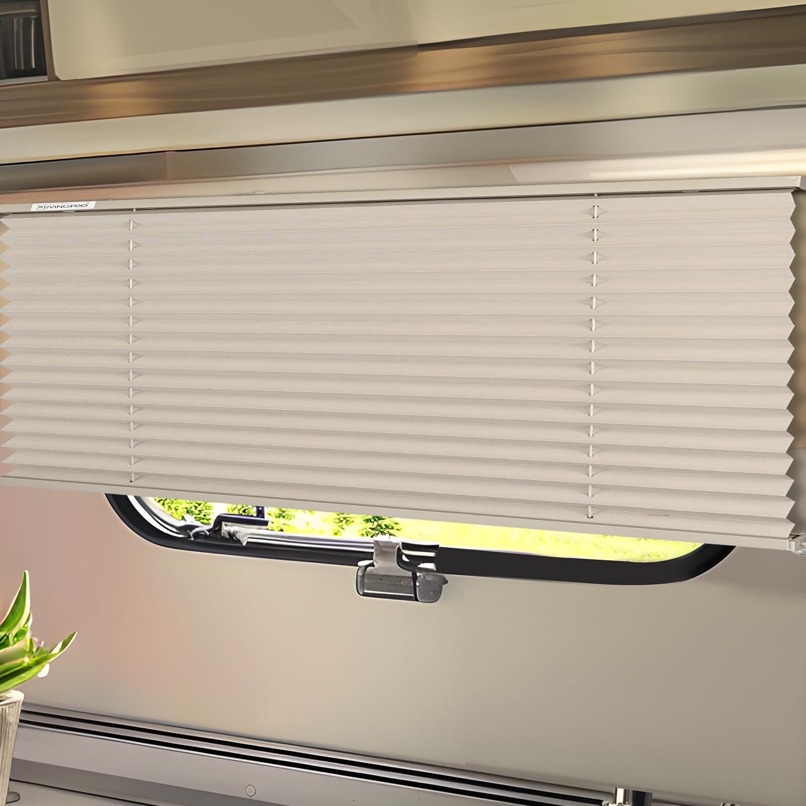 RV Window Blinds 38×24 for Camper Blackout Shades Privacy Protection (Grey)