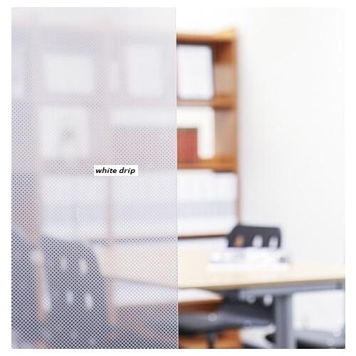 BDF 4WTD Decorative Window Film White Drip