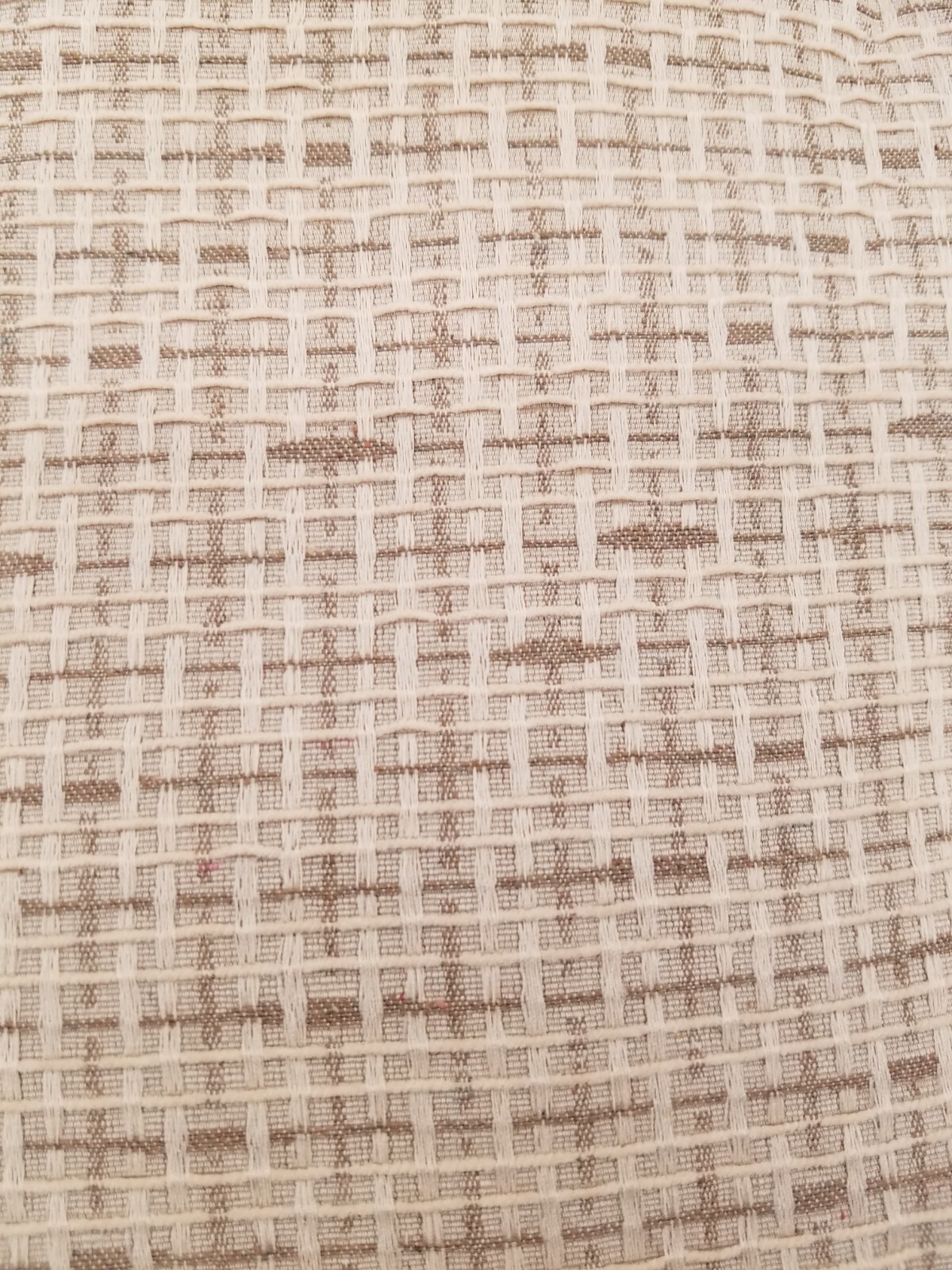 Birchwood slubbed and plain yarn chenille Box Weave Curtain