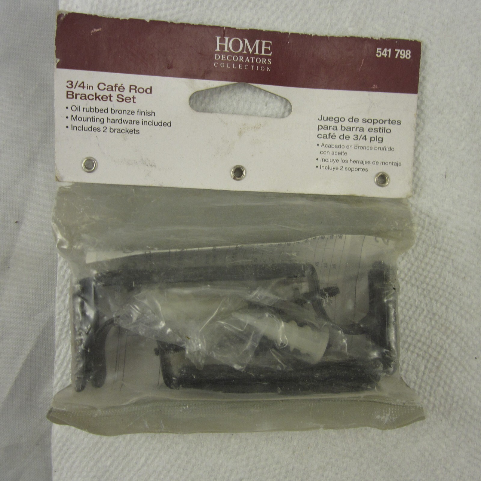 Decorative 3/4 Inch Cafe Bracket Oil Rubbed Bronze 541 798 Lot Of 2.
