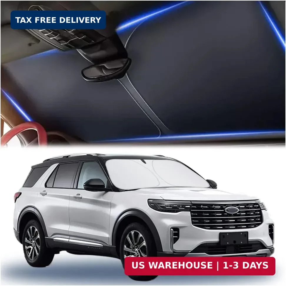 300T Thickened Automotive Glass Sunshade and Comes with Storage Bag,Keep Car Int