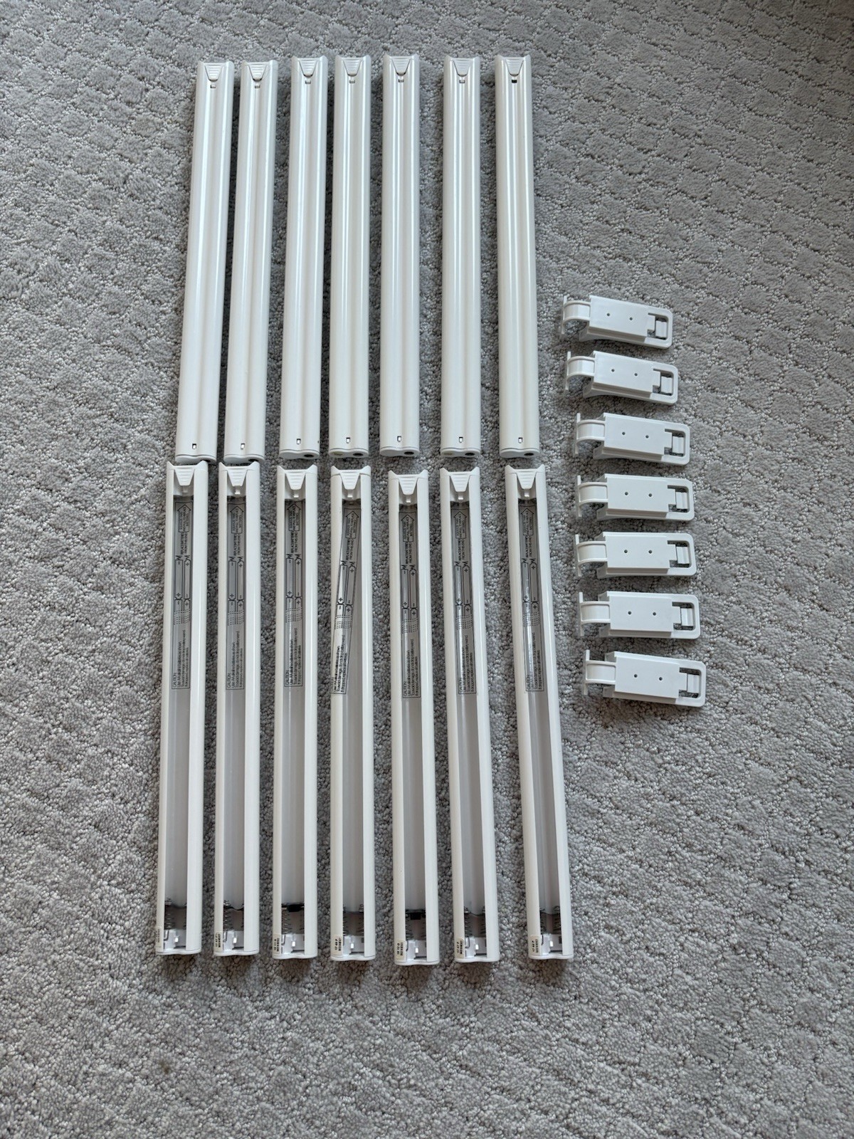 Hunter Douglas 18v AA Battery Wand/Tube for Powerview Set Of (14) With 7 Clasps