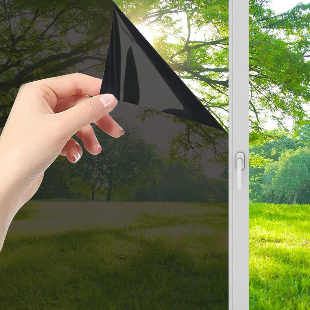 One Way Window Privacy Film See Out Not in ,118in x 23.6in Home Heat Blocking