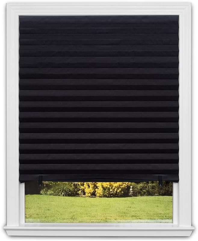 Blackout Pleated Paper Shade Cordless for Windows Blackout 36×72 6 Pack