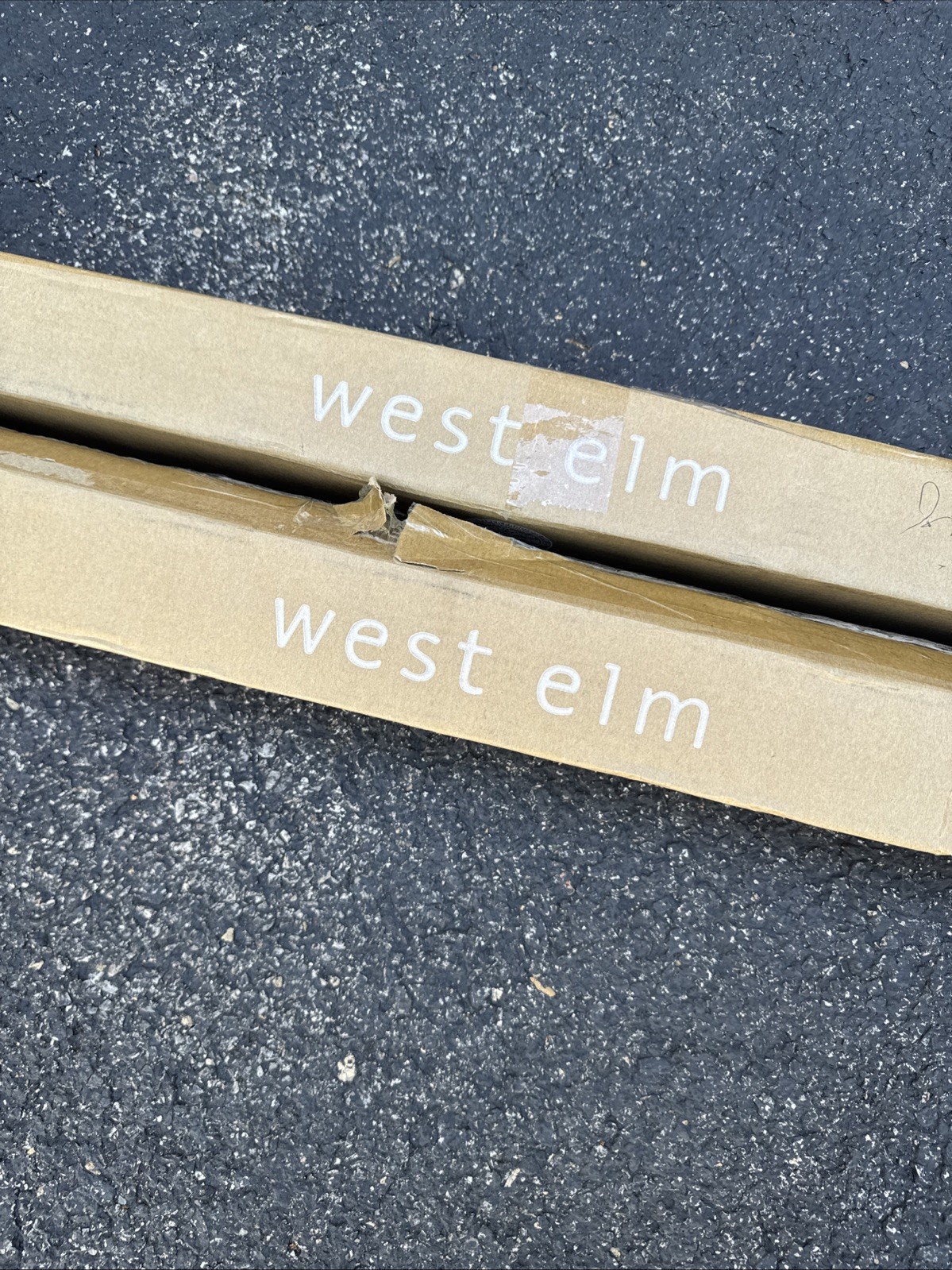West Elm Industrial Pipe Rod Brushed Nickel Curtain Rod Lot Of Two 48”-108”