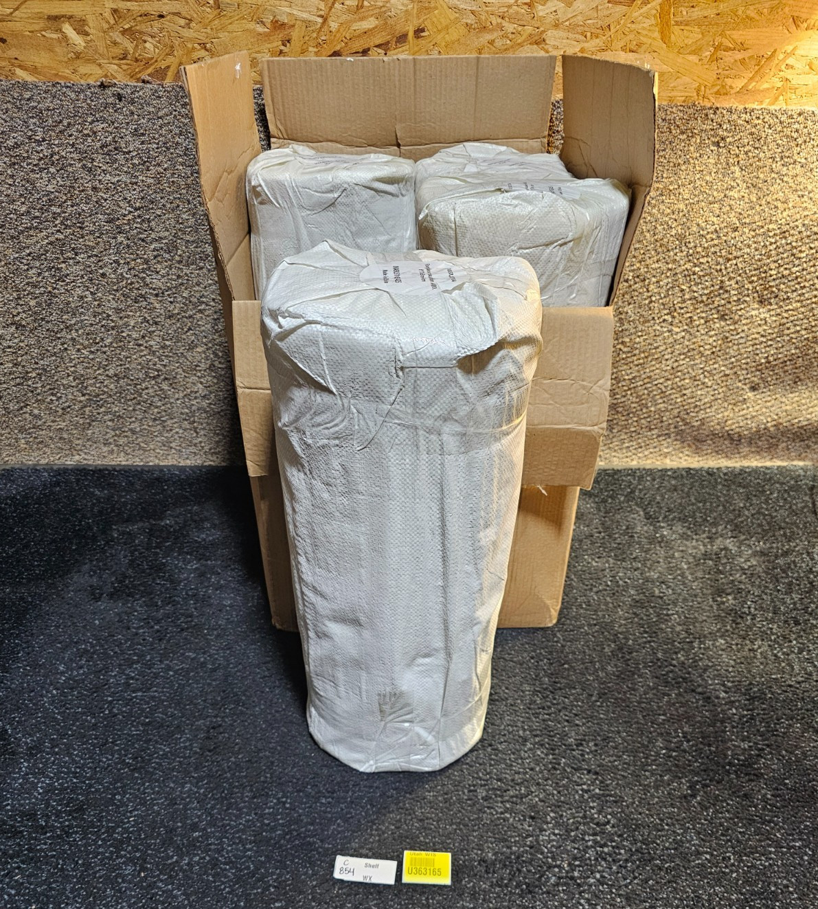 (QTY 4) 24 In X 25 Ft Fiberglass Insulation Radiant Barrier for Outdoor/​Indoor