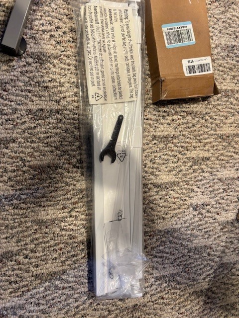 No Drill Cordless Cellular 25”x72” White Honeycomb Light Filtering shades NEW!