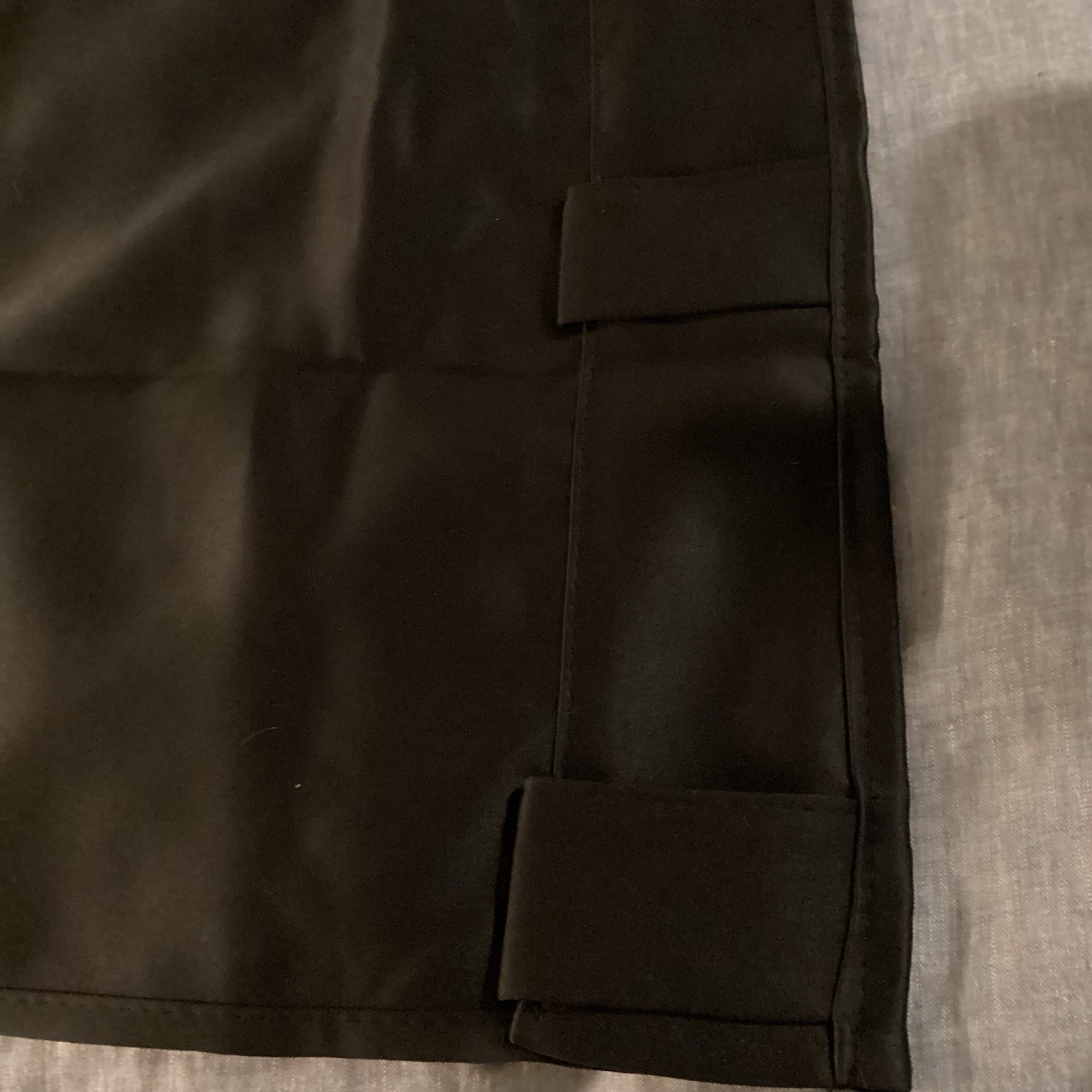 RYB HOME Blackout Curtains in Black Privacy in any room 34″ width x 24″ length