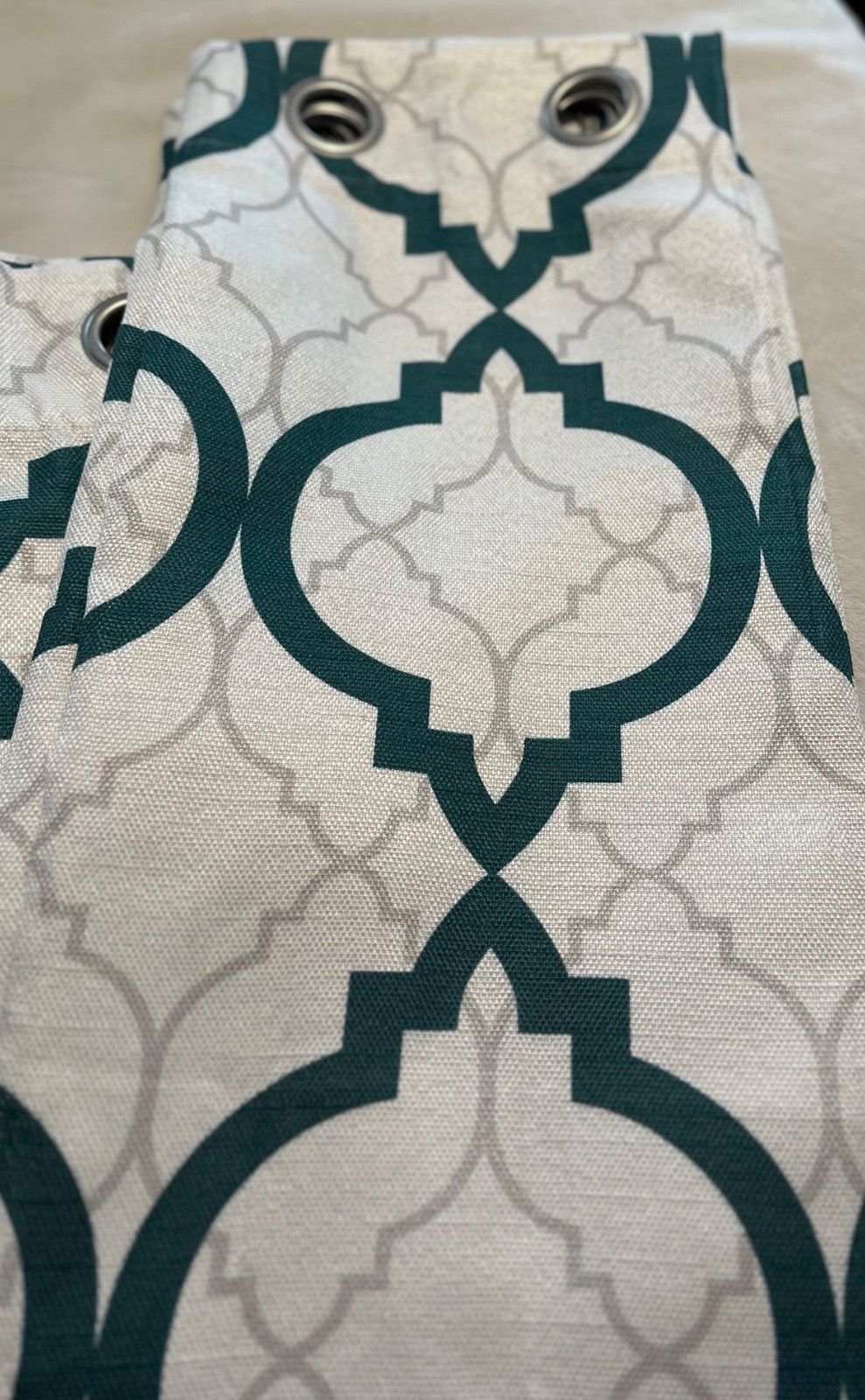 Liz Claiborne “Quinn Lattice” All 4 Panel Curtains