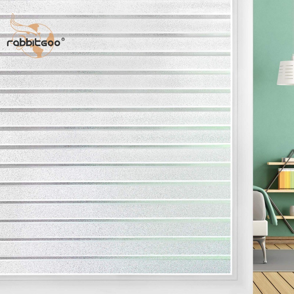 rabbitgoo Blinds Window Film Privacy Self Adhesive Static Cling Glass Sticker