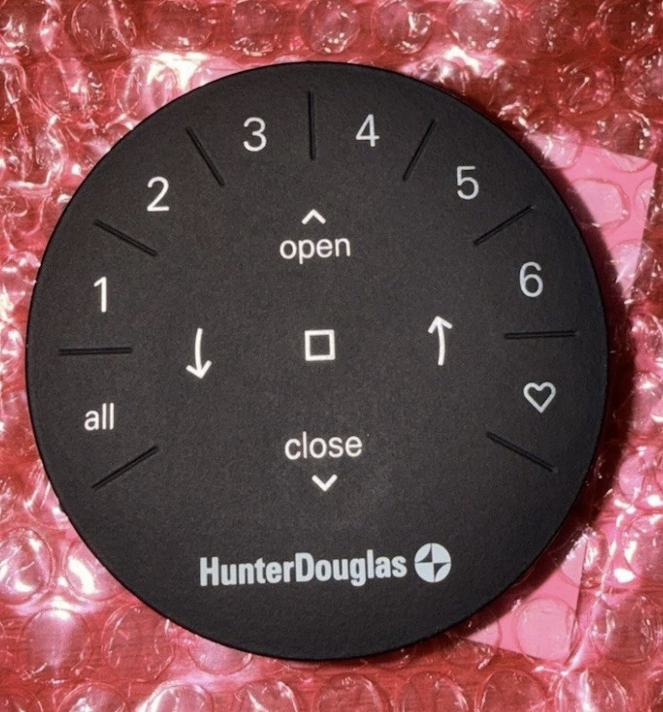 Hunter Douglas Blind Remote Black 2024.PVG3 HD 1043985 for Blinds & Shades