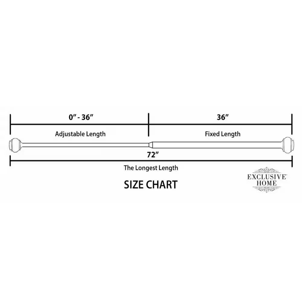 Jetson 36 In. – 72 In. Adjustable 1 In. Single Curtain Rod Kit in Matte Silver w