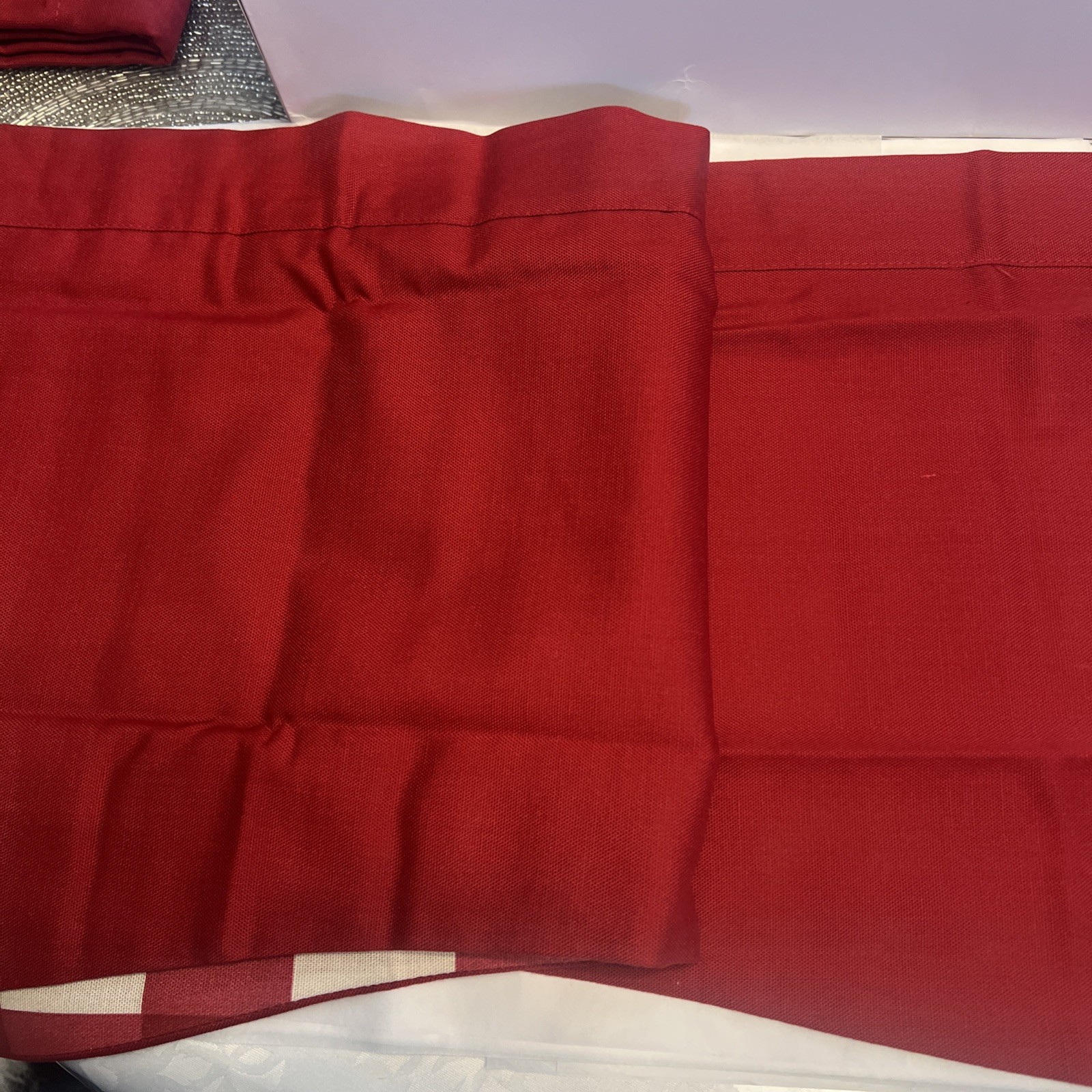 Better Homes & Gardens 3 Piece Set 60”x36” Light Filtering Rod Pocket Valance
