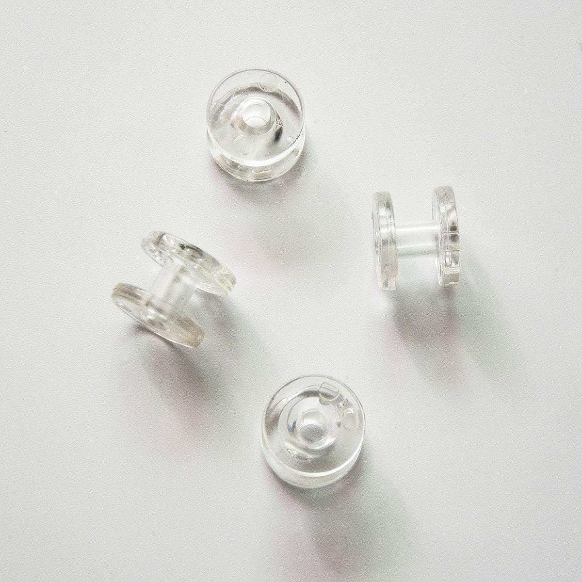 Pleated Shade Hold Downs Spool Tensioner 4pcs Window One Size, Transparent