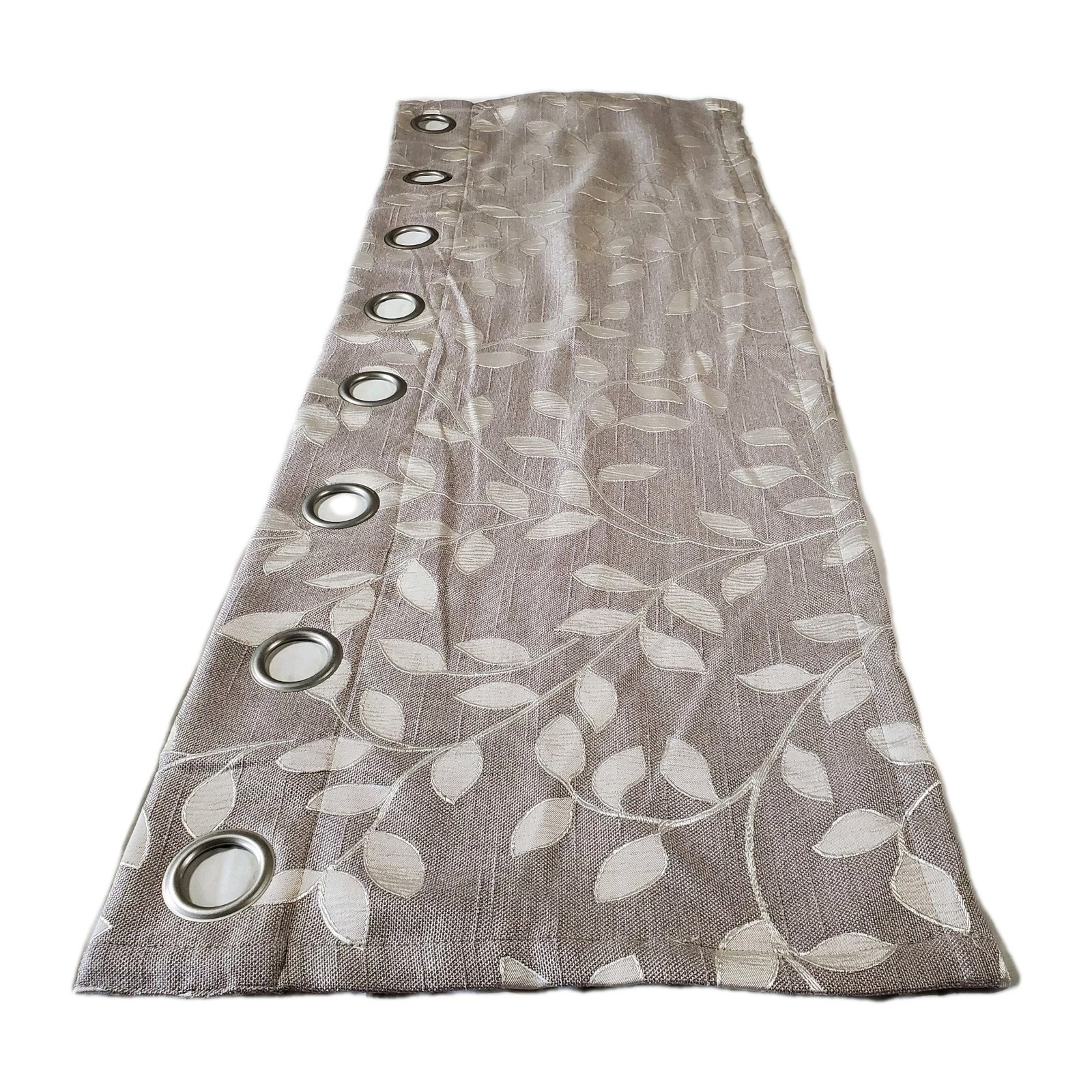 JC Penny Home Collection Valance Floral Gray and Beige 18×49″ Open Box