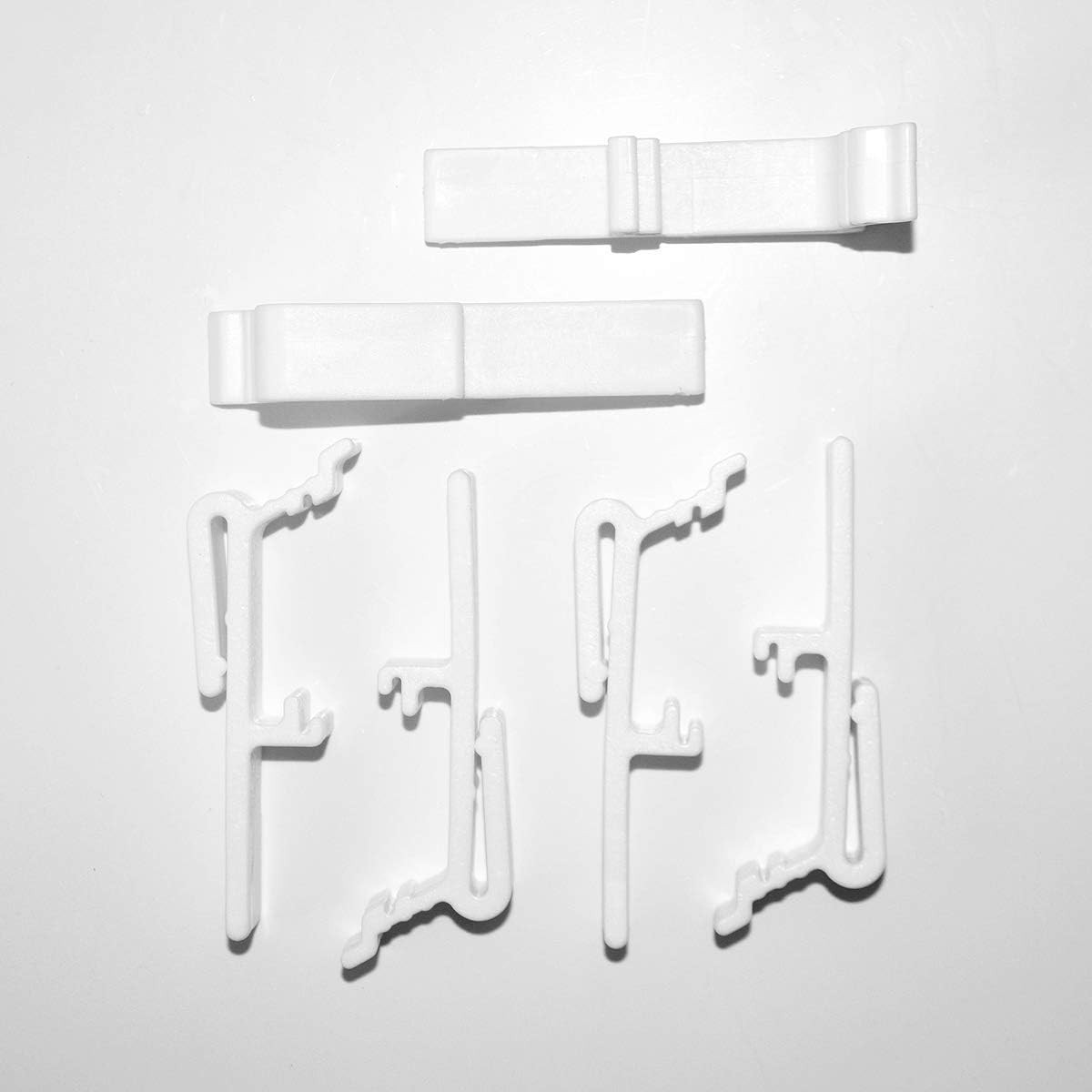 6Pcs Valance Clip Vertical Blinds Dust Cover Holder Bracket for 1 1/2 or 1-9…