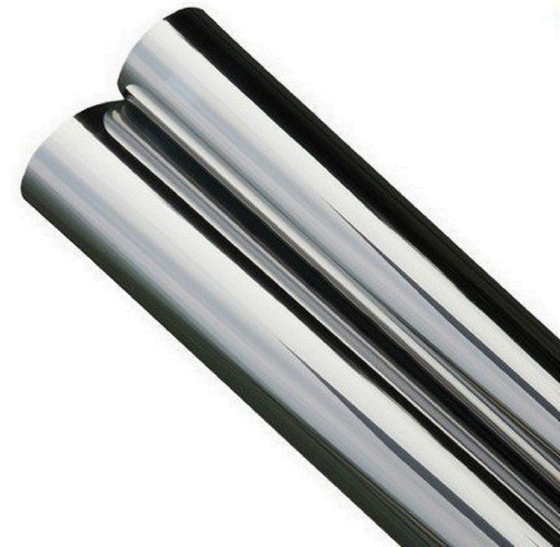 Silver Black one way mirror 5% Window Tint Film Auto Residential Intersolar®