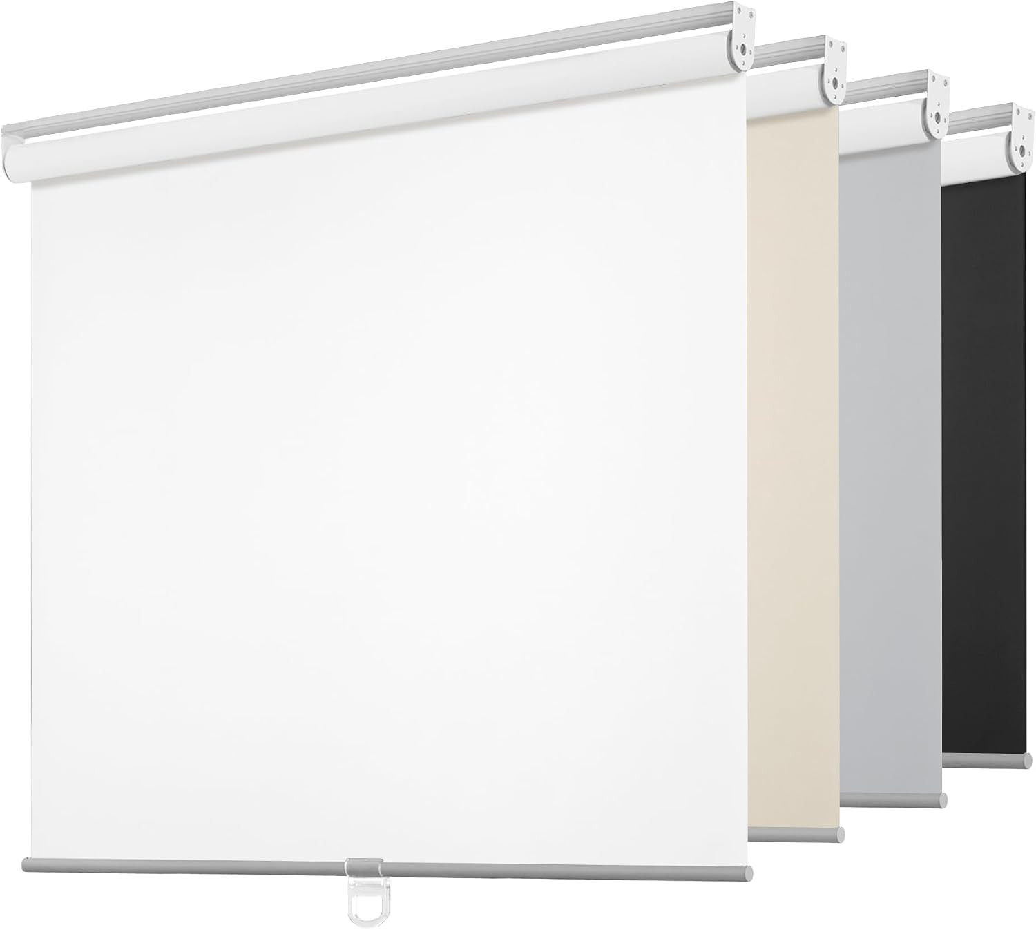 Blackout Roller Shades,Cordless Blinds for Indoor Windows | 20″W X 72″H,White,Th