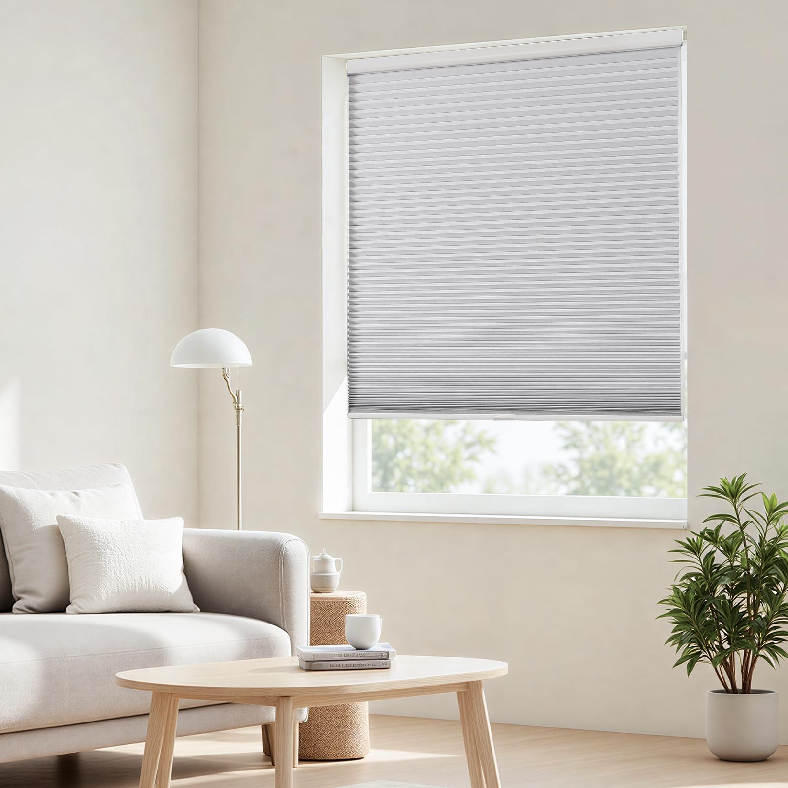 Blackout Cellular Shades 2025 Version, 24 Inch Wide White Blinds for Bedroom …