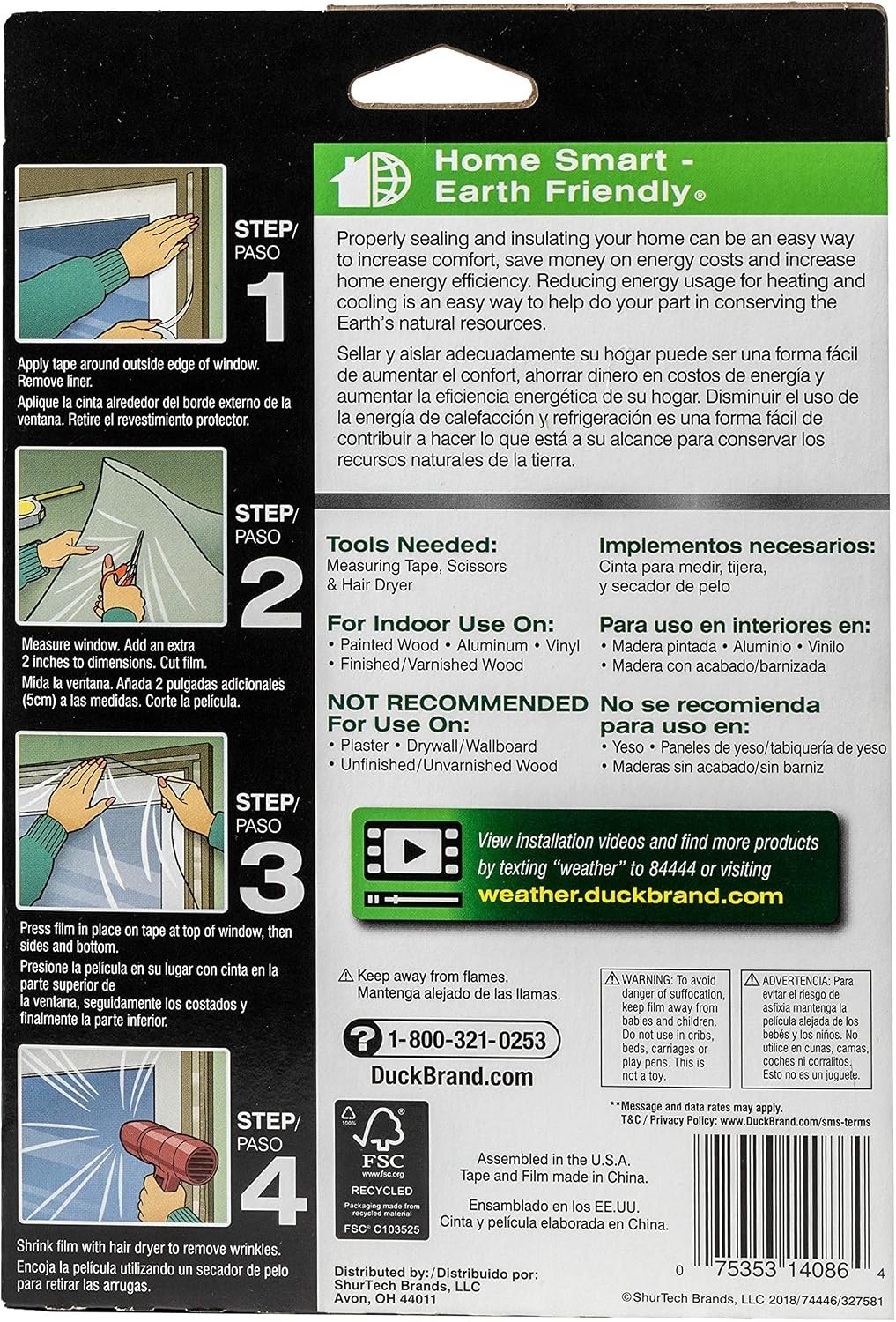 MAX Strength Heavy Duty Insulating Film 84″ x 120″ – Energy Efficient Solutions