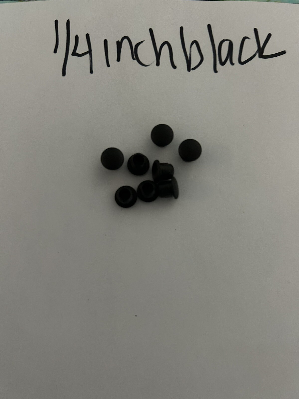 10 Black Colored Plastic HOLE PLUGS 1/4 inch(8mm) Car Bumper Auto