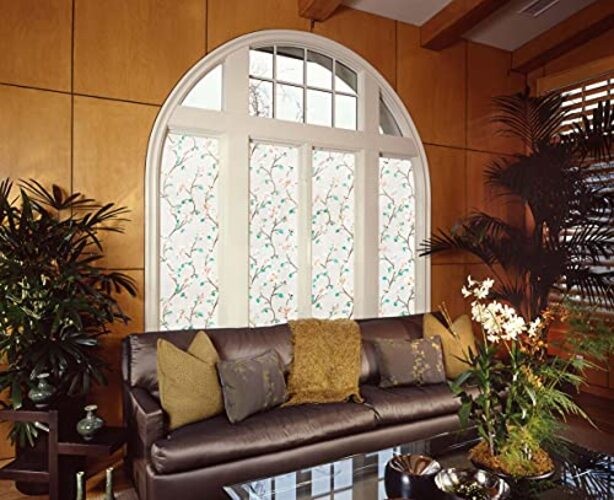 Static Cling Decorative Window Privacy Film – Frosted Privacy 11.8″ By 78.7″