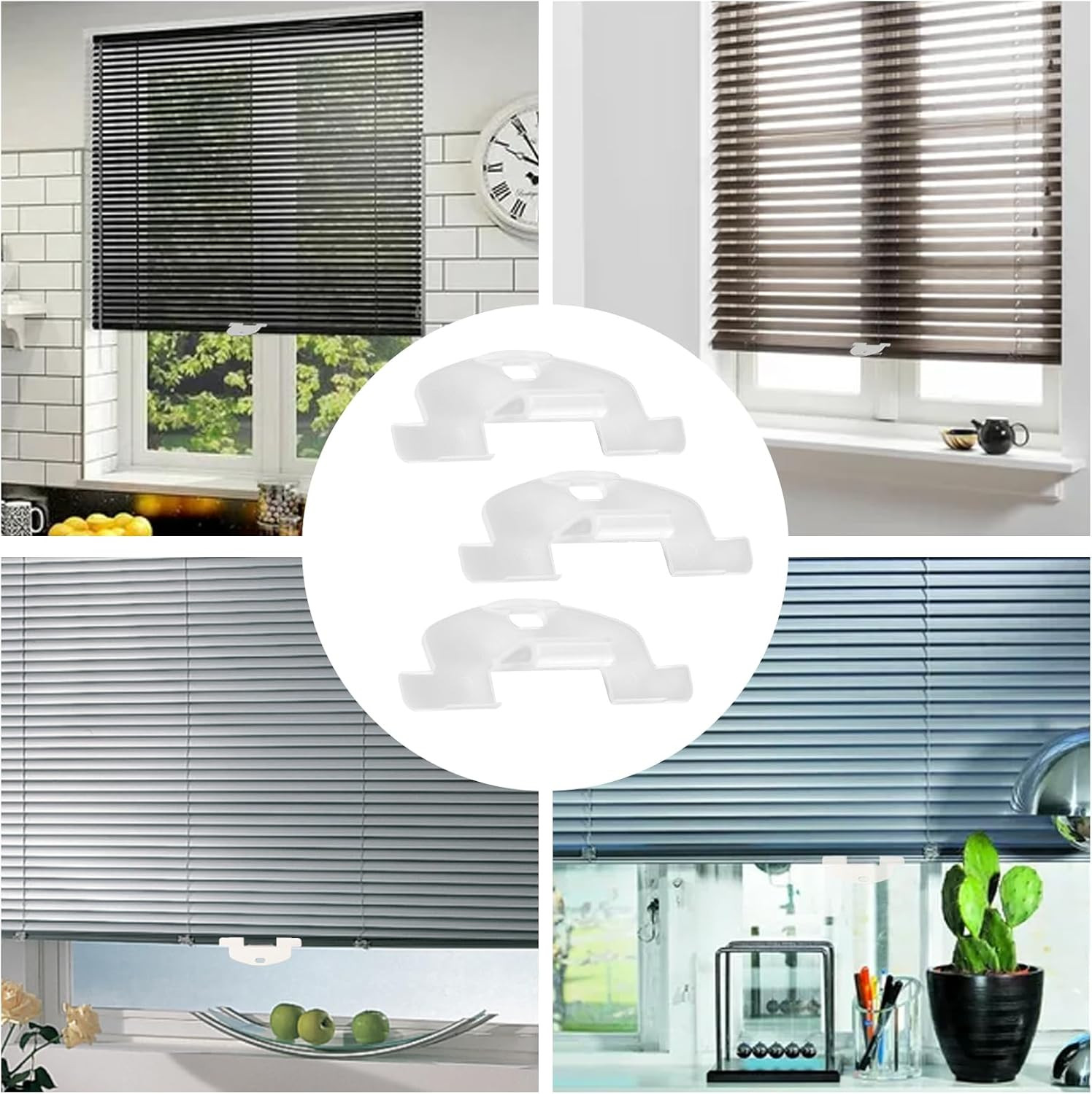 Cordless Honeycomb Shade Lift Handles for Hunter Douglas (3 PCS, Clear)