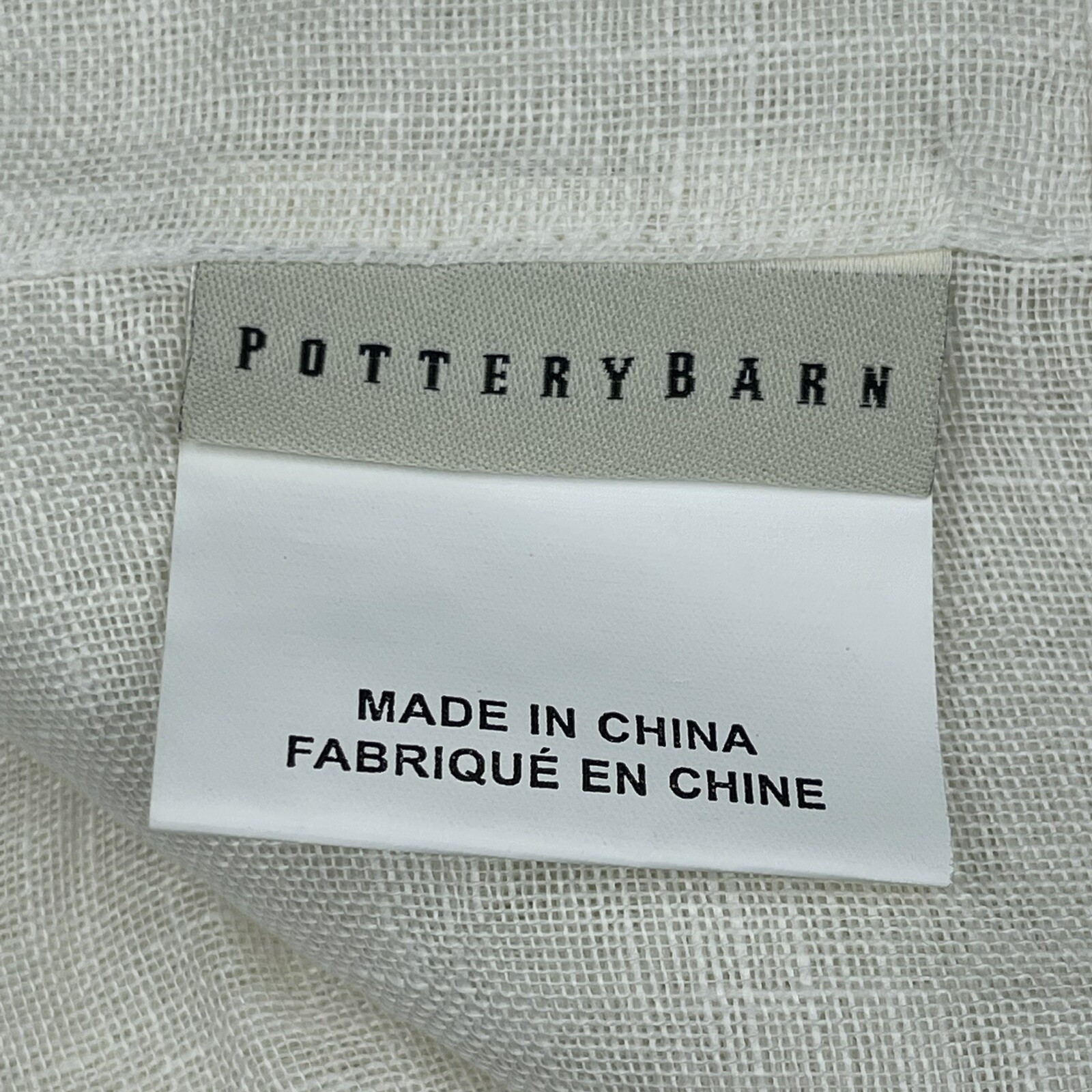 PAIR Pottery Barn SORRENTO Panels Ivory Linen 54×108 Tie Top Multiple Available