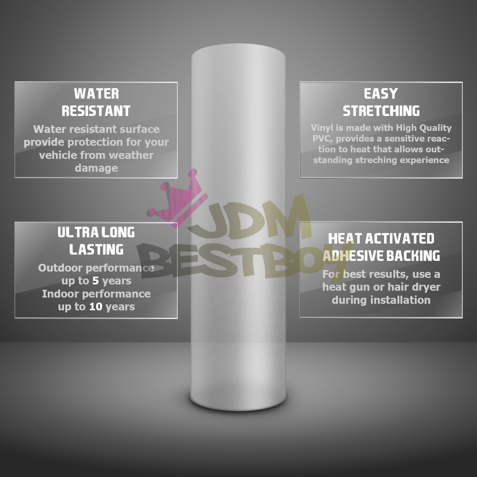 12″x36″ Frosted Film Glass Home Bathroom Window Security Privacy Sticker #5045