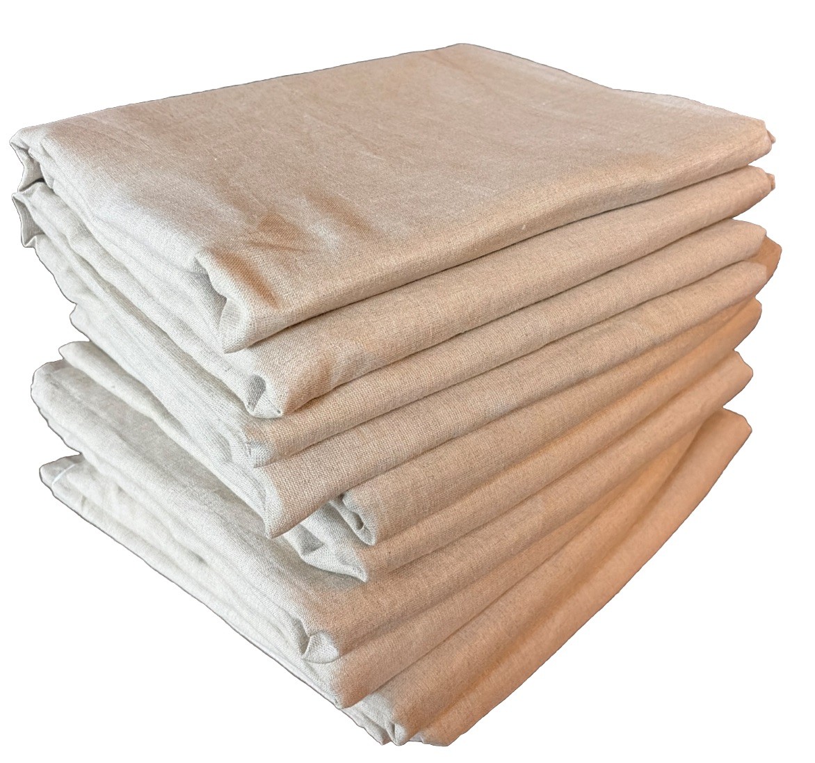Rare Pure Luxury Belgian Linen Natural Window Curtains Panel Drapes 50×108 Set 2