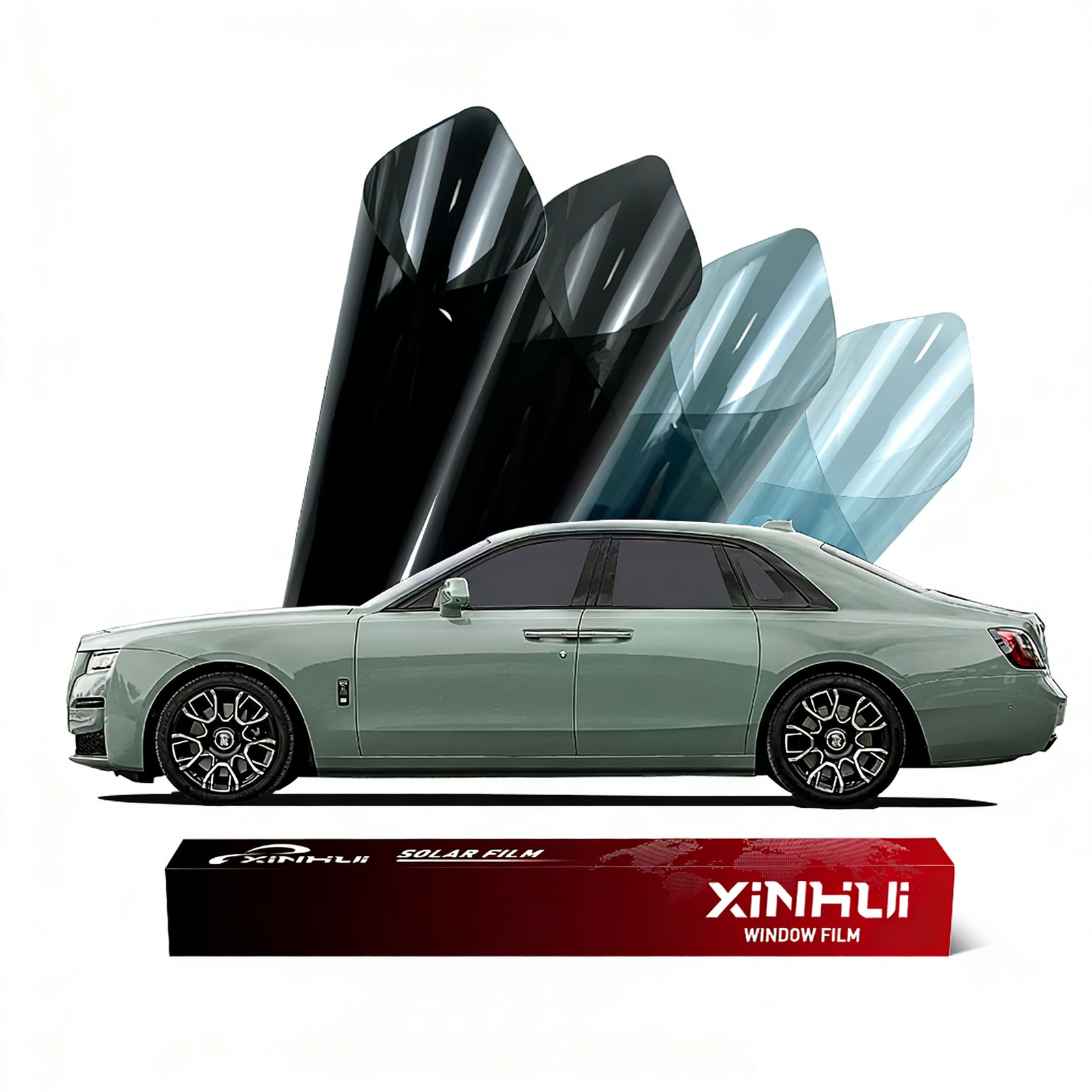 Nano Ceramic Window Tint Film Roll 5% 20% 35% VLT for Home, Office, Car, Truck