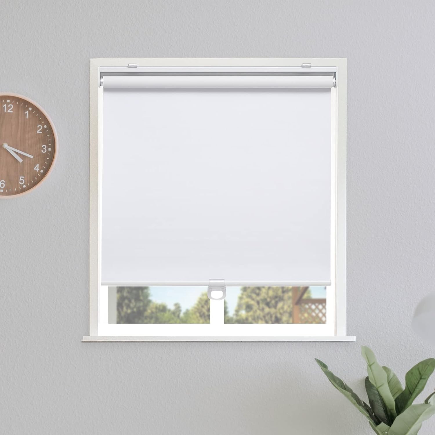 Blackout Roller Shades Blinds Cordless for Windows Pull Down Room Darkening