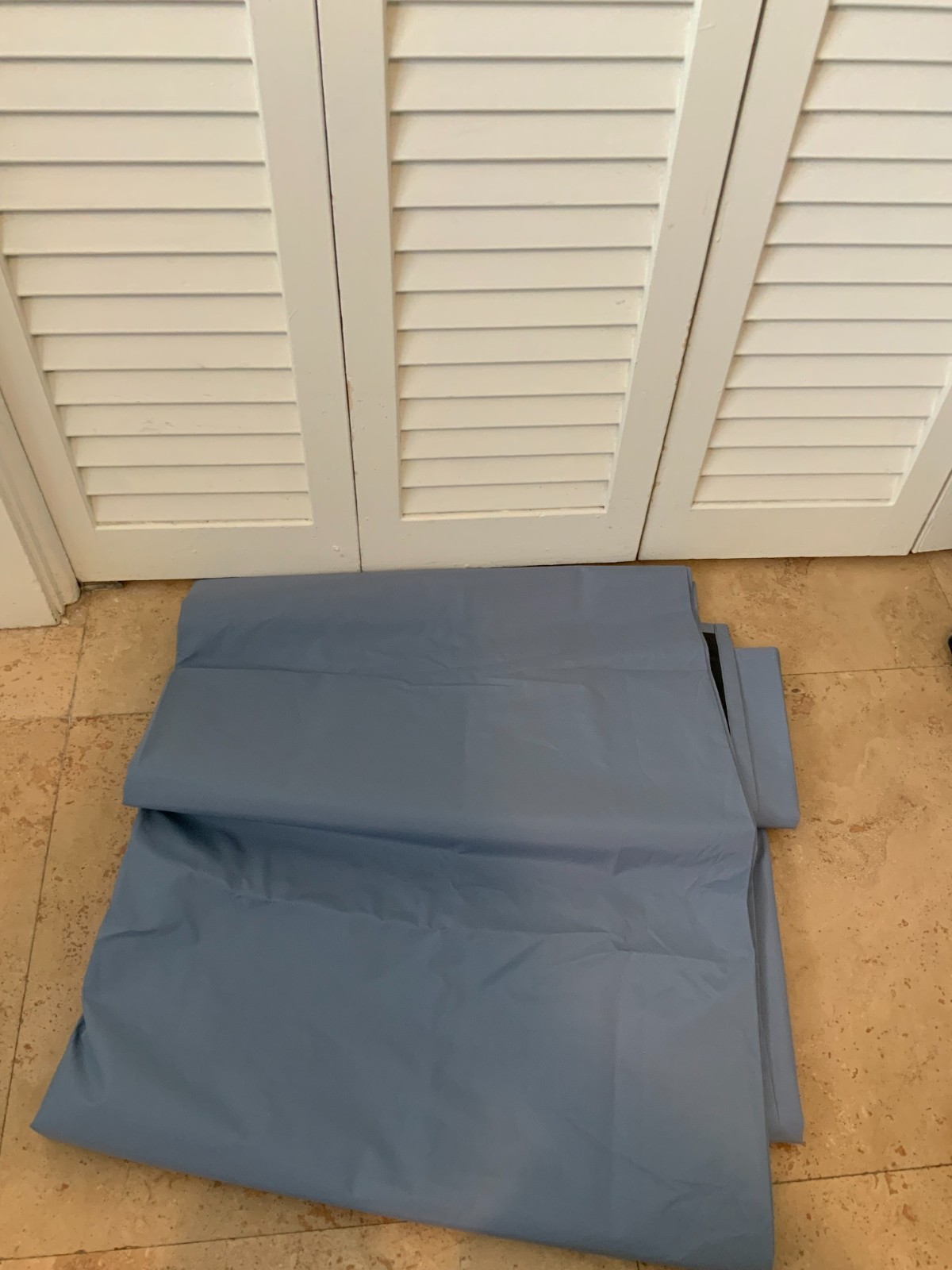 IKEA BENGTA Blackout Curtain Panel 83×98 Blue Gray Single NEW