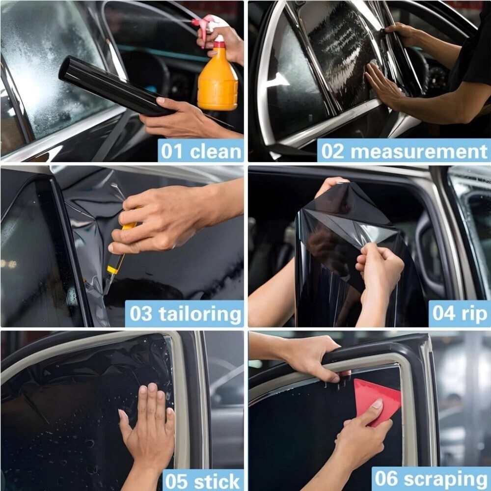 Uncut Roll Window Tint Film 5%/15%/20%/25% VLT 50x300CM Car Home Office Glass US