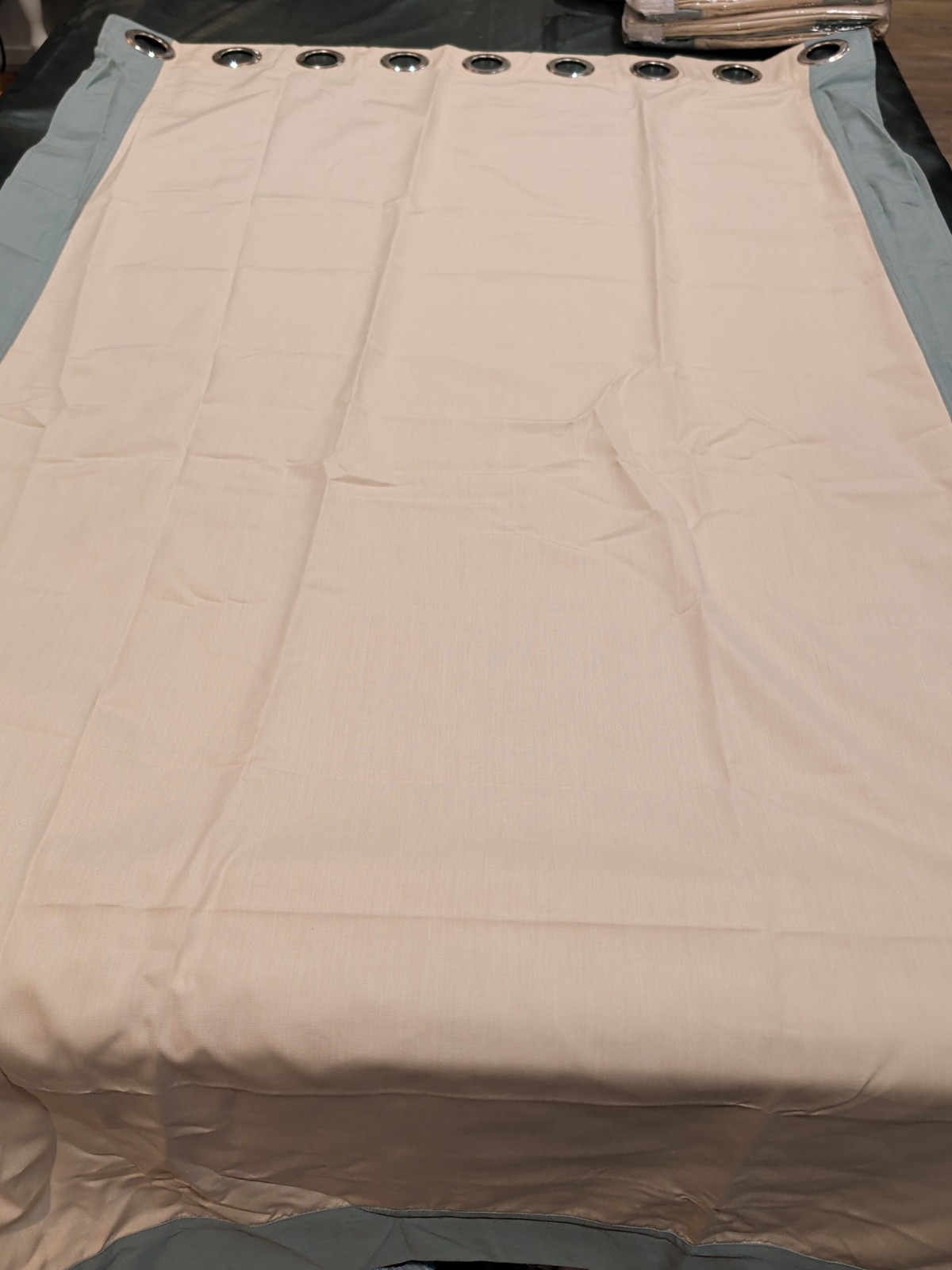 New Ballard Indoor/Outdoor 4 Framed 50×84 w/ Grommets Drapery Panels, Sand & Spa