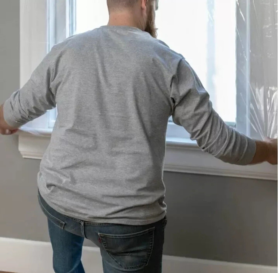 Duck Brand 62 in. x 420 in. Rolled Shrink Film Window Kit, Fits up to 10 Windows