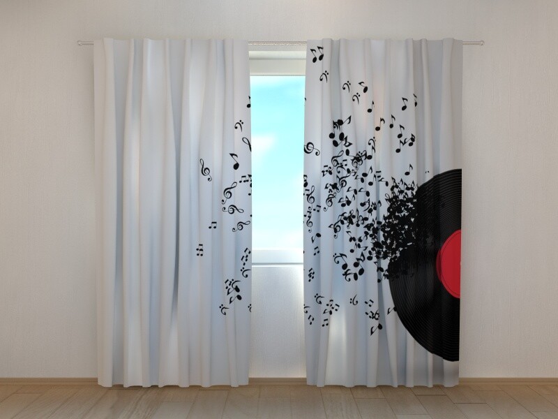 3D Photo Curtain Music Made to Measure