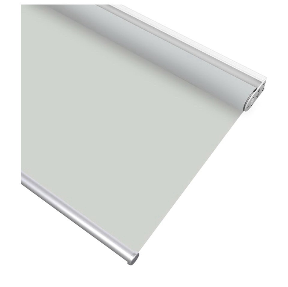 HOMEBOX 100% Blackout Cordless Roller Window Shades 52”W x 72″H Gray