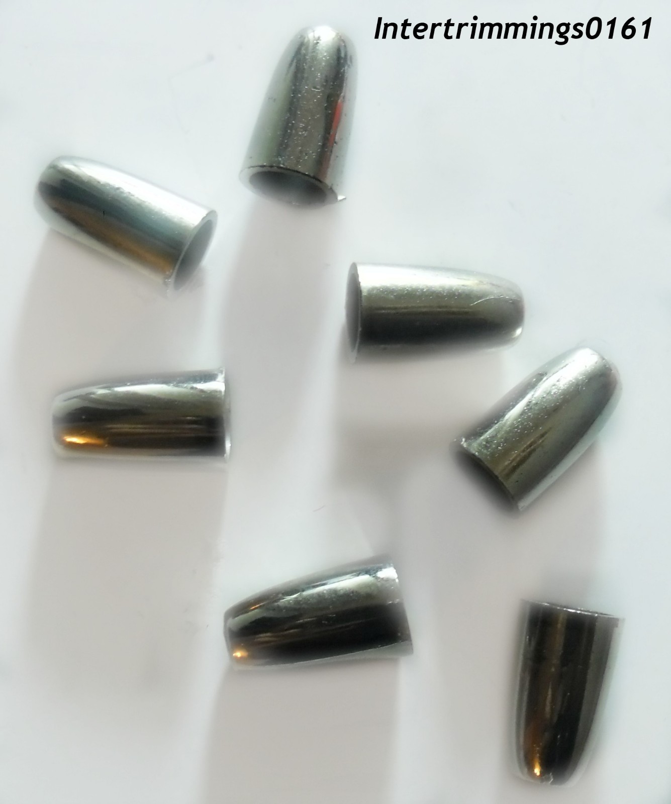 SILVER BELL CORD ENDS, VARIOUS QUANTITIES, SUITABLE FOR BLINDS, CLOTHING ETC