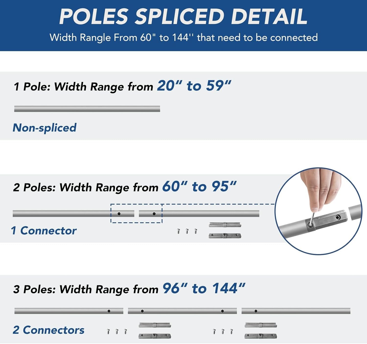 Outdoor Roller Shade 8×8 Mocha Patio Blinds Exterior Cordless UV Protection