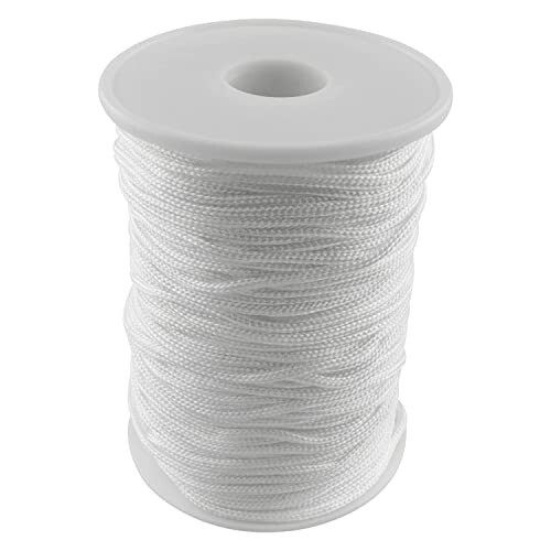 1PC 2mm Braided Shade Roller Blinds Cord White Pull String Rope Blinds Liftin
