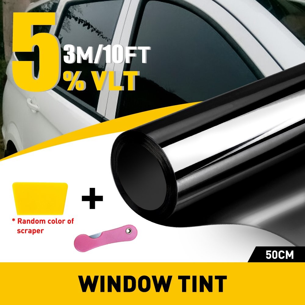 300CM Uncut Roll Window Tint Film 5% 15% 20% 35% VLT 20″x10ft Car Office Glass