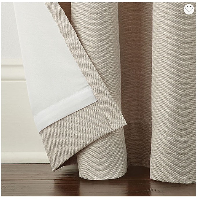 Linden Street Gwen Light-Filtering Single Panel Curtains – Choose Options –