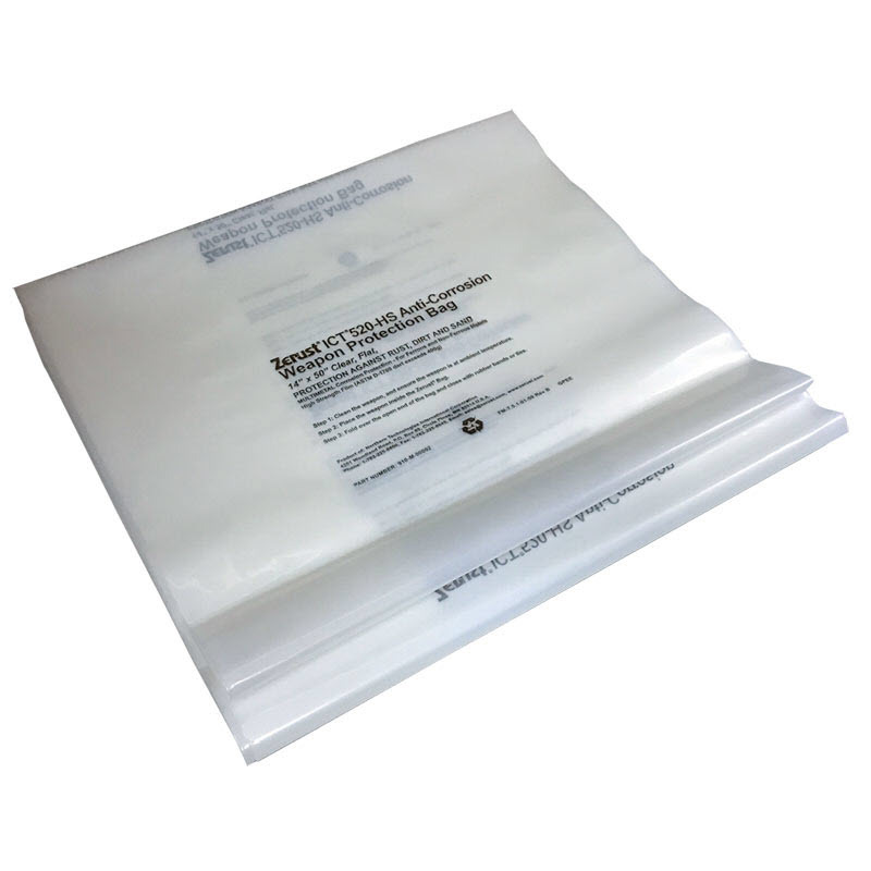 Zerust Multipurpose VCI Poly Bag – Plain End Closure – 14″ x 50″ – Pack of 3