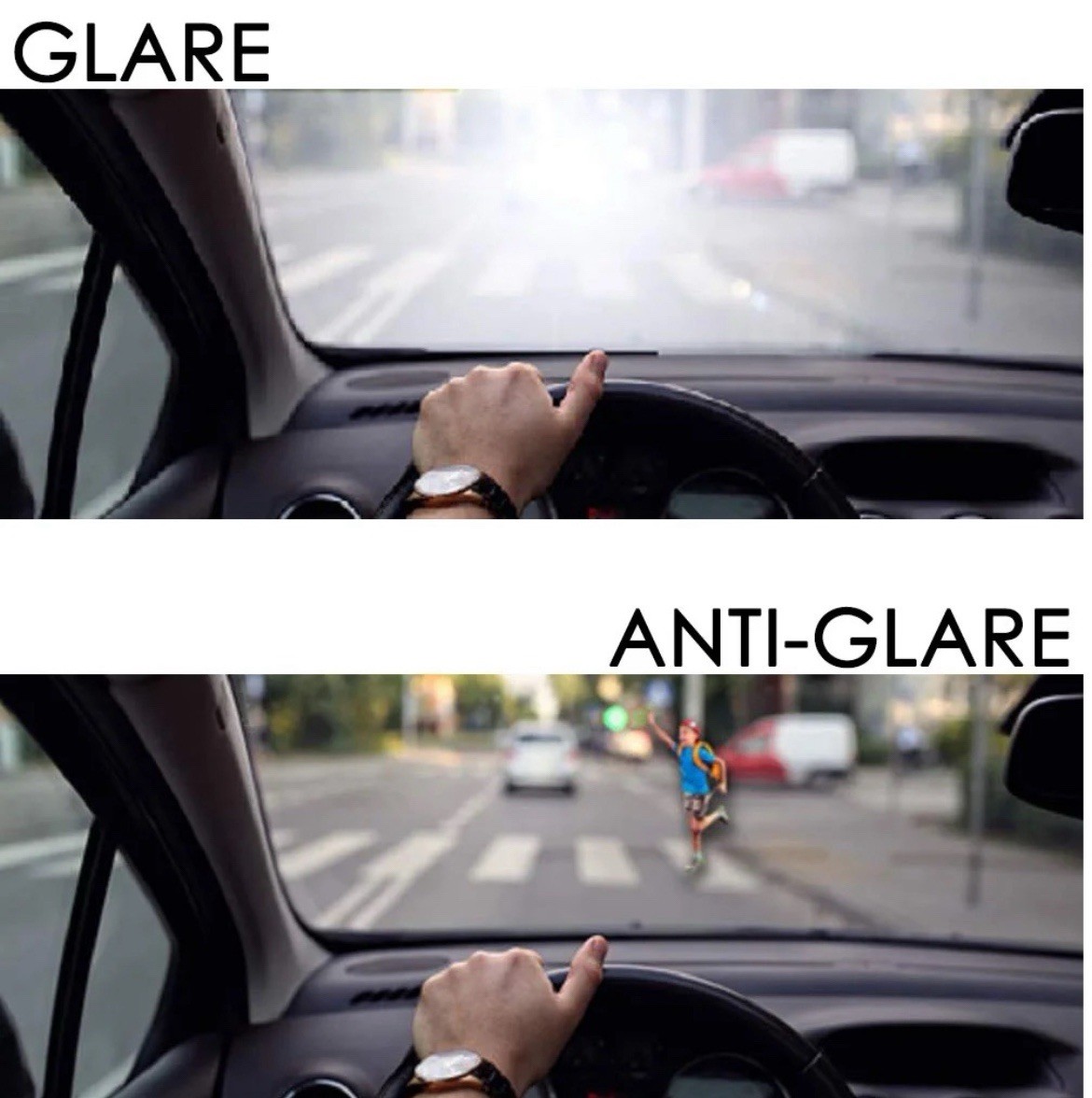 Universal Car Anti Glare Film Tint transparent for Windshield